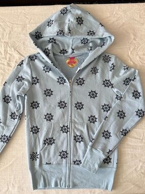 NWT Vintage PRIMP Nautical Ship Wheel  Hoodie Y2K  Rare